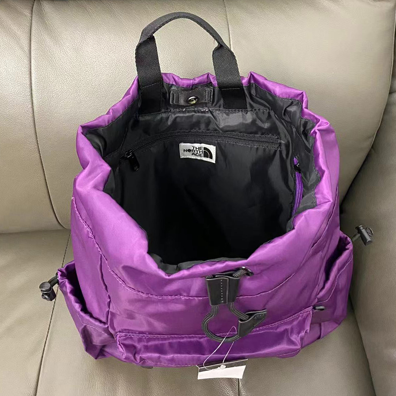 Outdoor versatile leisure backpack with large capacity breathable mesh splicing design