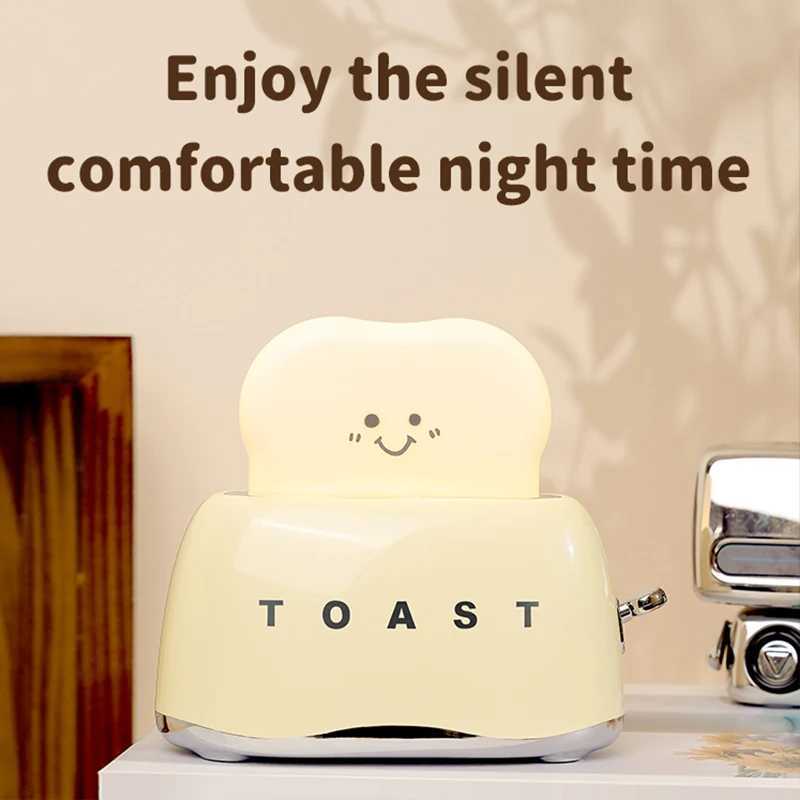 New Toast Night Light Cute little Bread Lamp Breastfeeding portable light with timer is still a great gift for kids and friends C251122