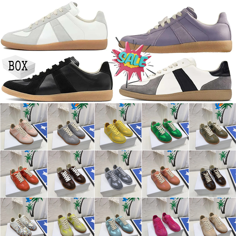 German Army Trainer Gats Black Gum Gat Replica Low Sneakers White Grey painter Nude Shoes Men Women Casual Shoe Mens Womens with box