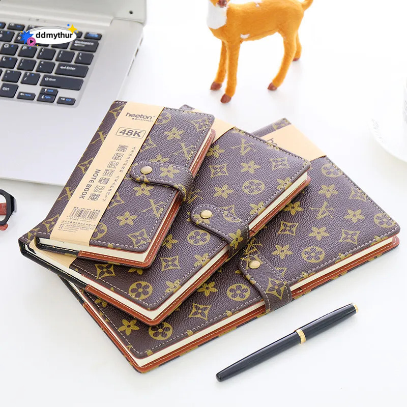 wholesale Diary Book A5 Fashion B5 Notebook Hard Surface Copy 25K Notepad Small Portable A6 Office With Buckle Business 250818 ddmythur