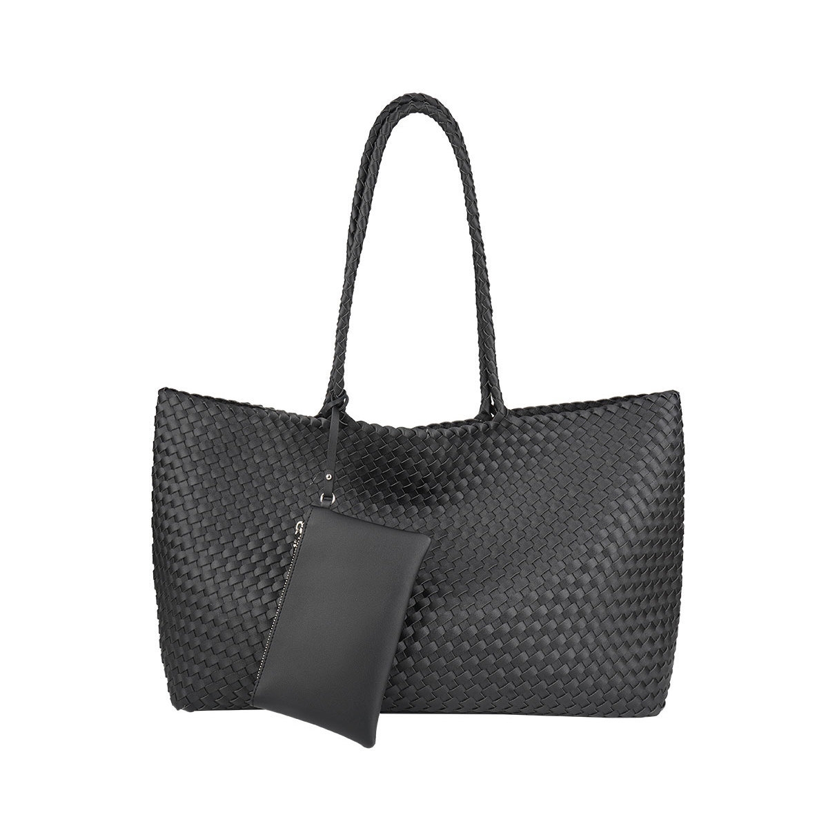 HERMIN 2025 New Women's Bag Large Capacity Bag Hand Woven Bag Handheld Shoulder Bag Tote Bag
