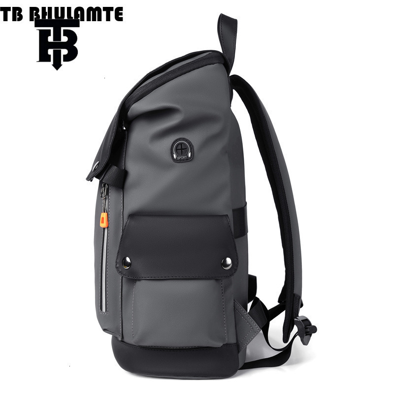 TB BHULAMTE Designer Leather PU Backpack Luxury Bag Fashion Cool Neutral Backpack Luxury Bag Multi Functional Personalized Laptop Backpack