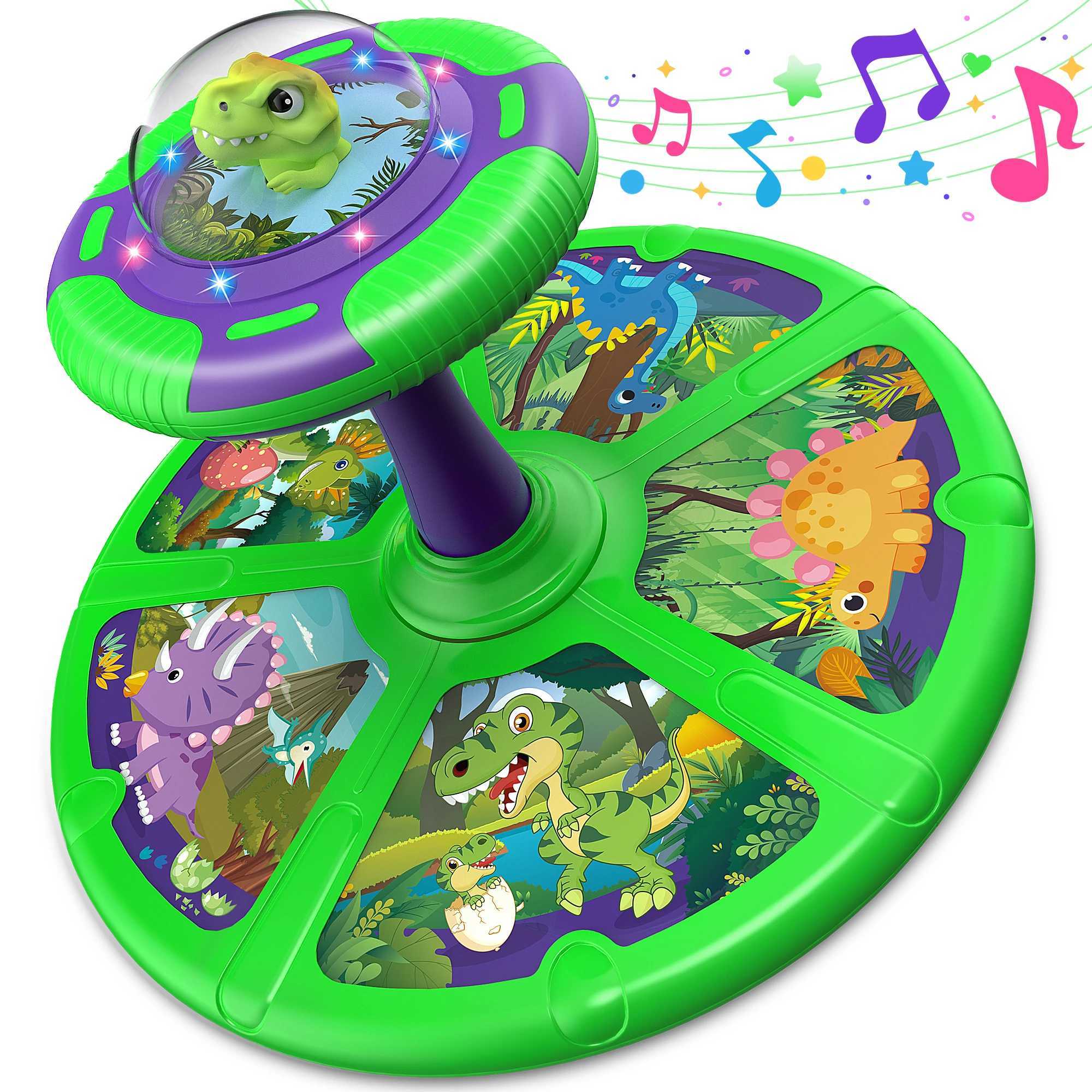Dinosaur Sit and Spin Toys360 Spin Seat Kids Indoor Interactive Toy with Lights MusicIdeal Xmas Birthday Gift for Kids C250913