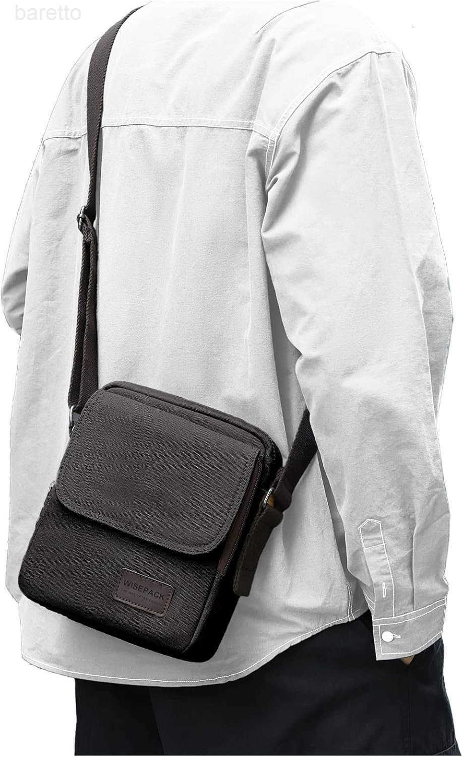 Crossbody Bag for MenCanvas Messenger Shoulder Bags Crossbody Satchel Bag Mens Side Bags Over the Shoulder Purse Z2509013