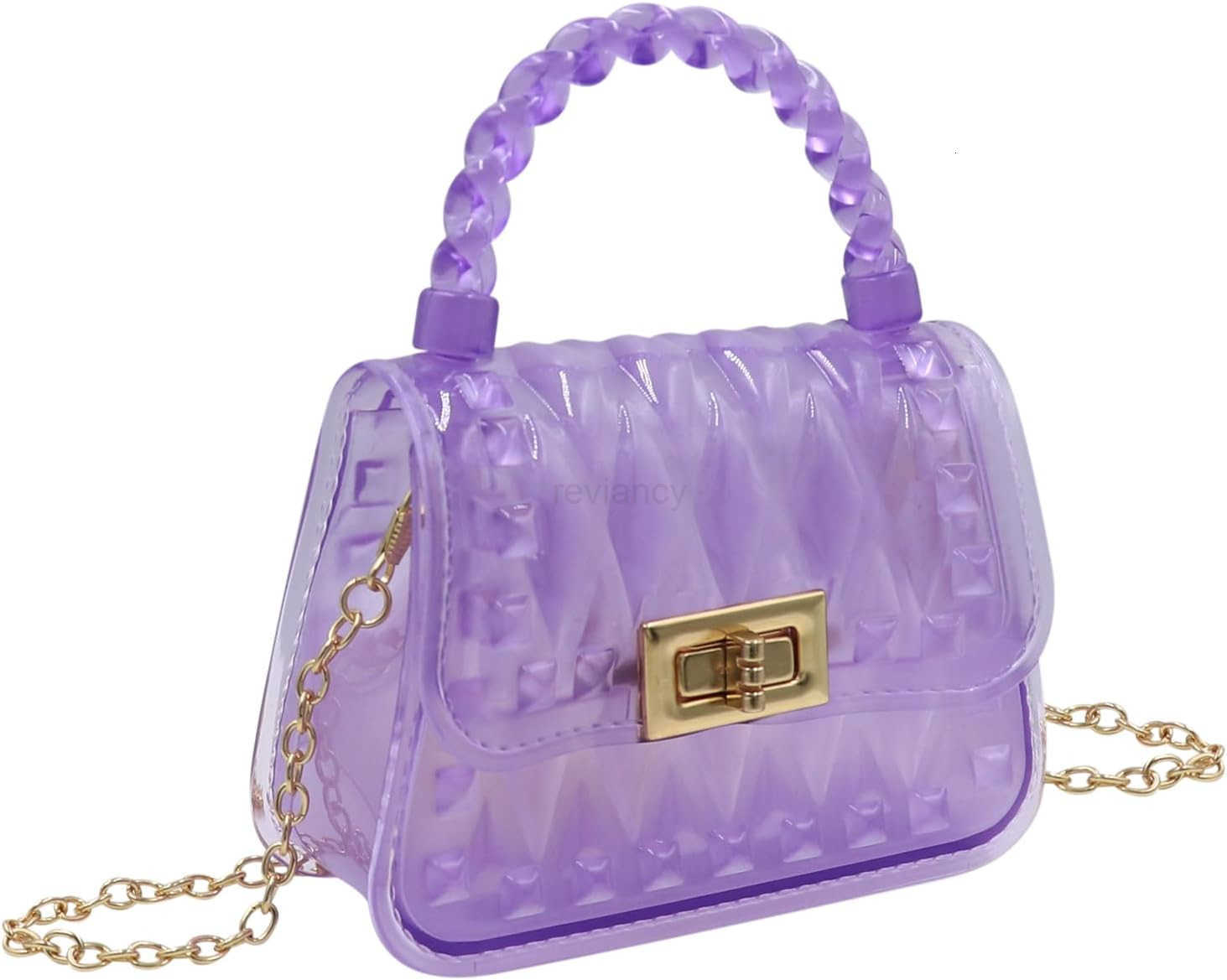 Mini Jelly Purse Little Girls Clear Crossbody Purse Cute Princess Handbag Top Handle Shoulder BagW250913