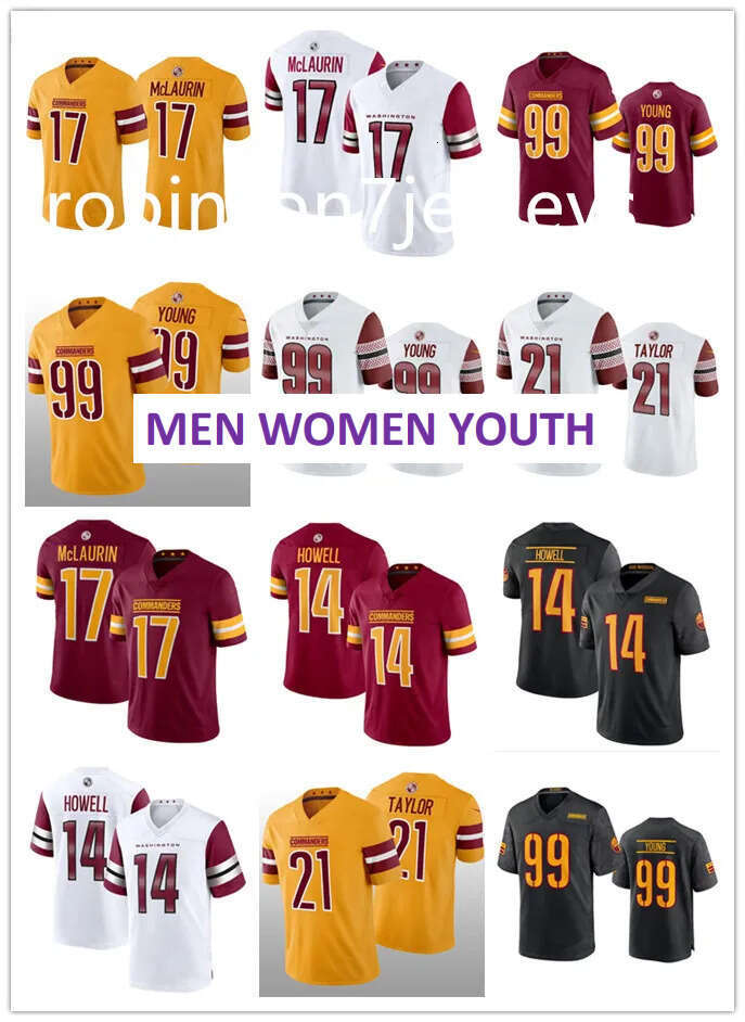 Jonathan Allen Olamide Zaccheaus Jayden Daniels Terry McLaurin Mariota Deebo Samuel Sr Jeremy Chinn Tress Way Marcus Football Commanders Jersey