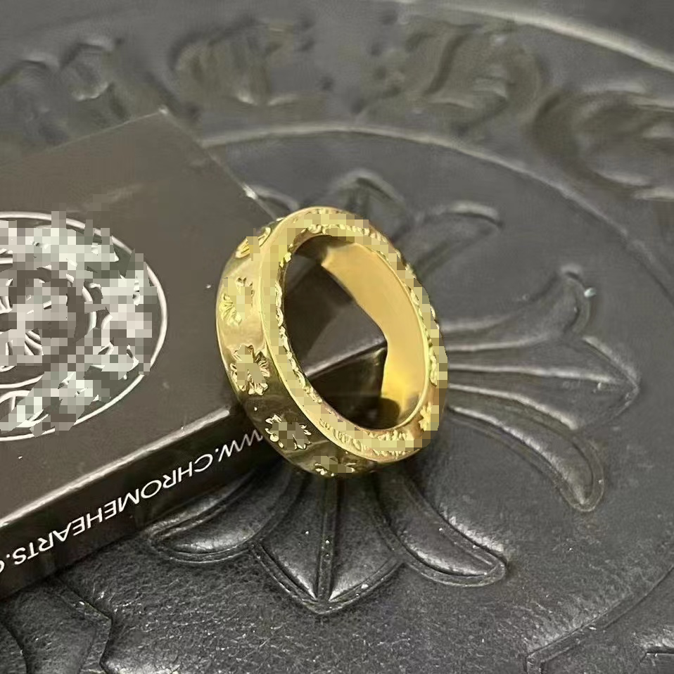 Designer Crosses Rings S925 Silver Plated Hip Hop Men and Women Vintage Cross Open Thai Silver Chromes Ring Jewelry gift miheee 01