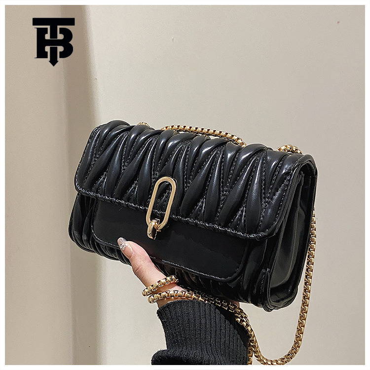 TB BHULAMTE Designer Bag Luxury bag Trendy Women's Bags 2025 New Fashion Versatile Crossbody Bag Wrinkled High-end Popular Handbag
