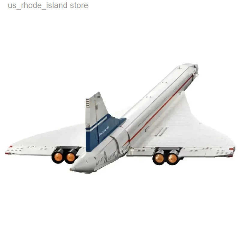 Concorde Airbus 2083 Building Block Technical 105cm Airplane Model Brick Educational Toy For Children Christmas Gift Home Decor L250913