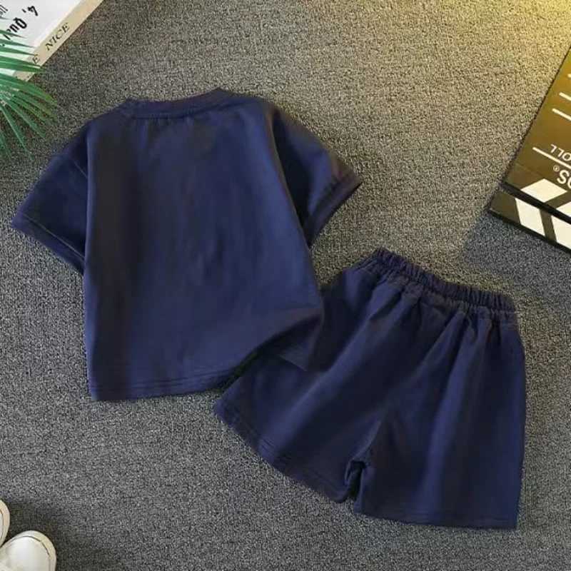 Summer Baby Boy Clothes Set Kid Girls Cartoon Printed Tshirts and Shorts 2 Pieces Suit Children Short Sleeve Outfits Tracksuits C250913