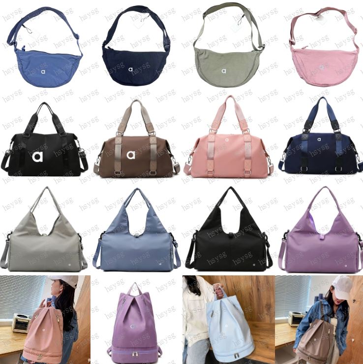 Tote Bags Designer Bag Yoga Mens and Womens Fitness Portable Bag with Dry Wet Separation Large Capacity Short Distance Travel Tennis Sports Shopper Humbags