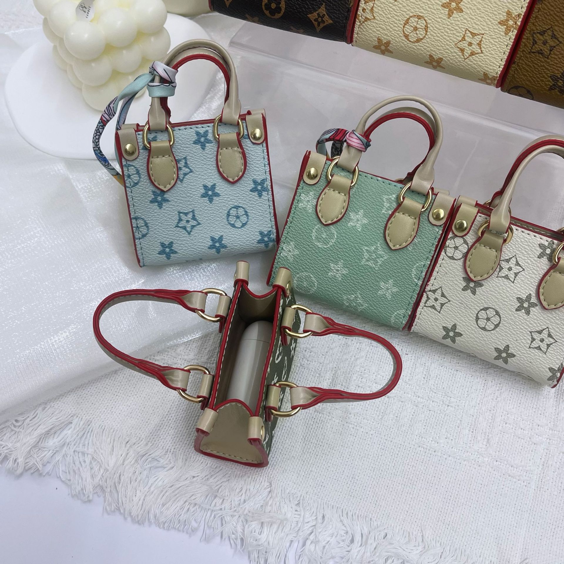 Designer Bag Tote Bag Mini Coin Purse Mini Bag Pendant Earphone Case Key Bag Car Hanging Ornament Surprise Baby Mini Bag free shipping