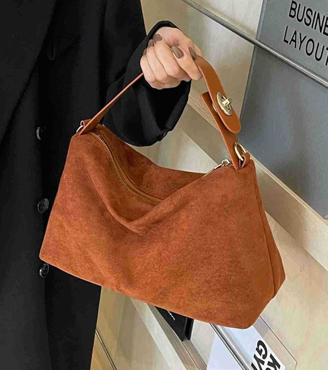 Tote Bag Women 2025 Fall Winter Handbag Retro Crossbody Shoulder Bag Trendy Top Handle Everyday Work PurseW250913