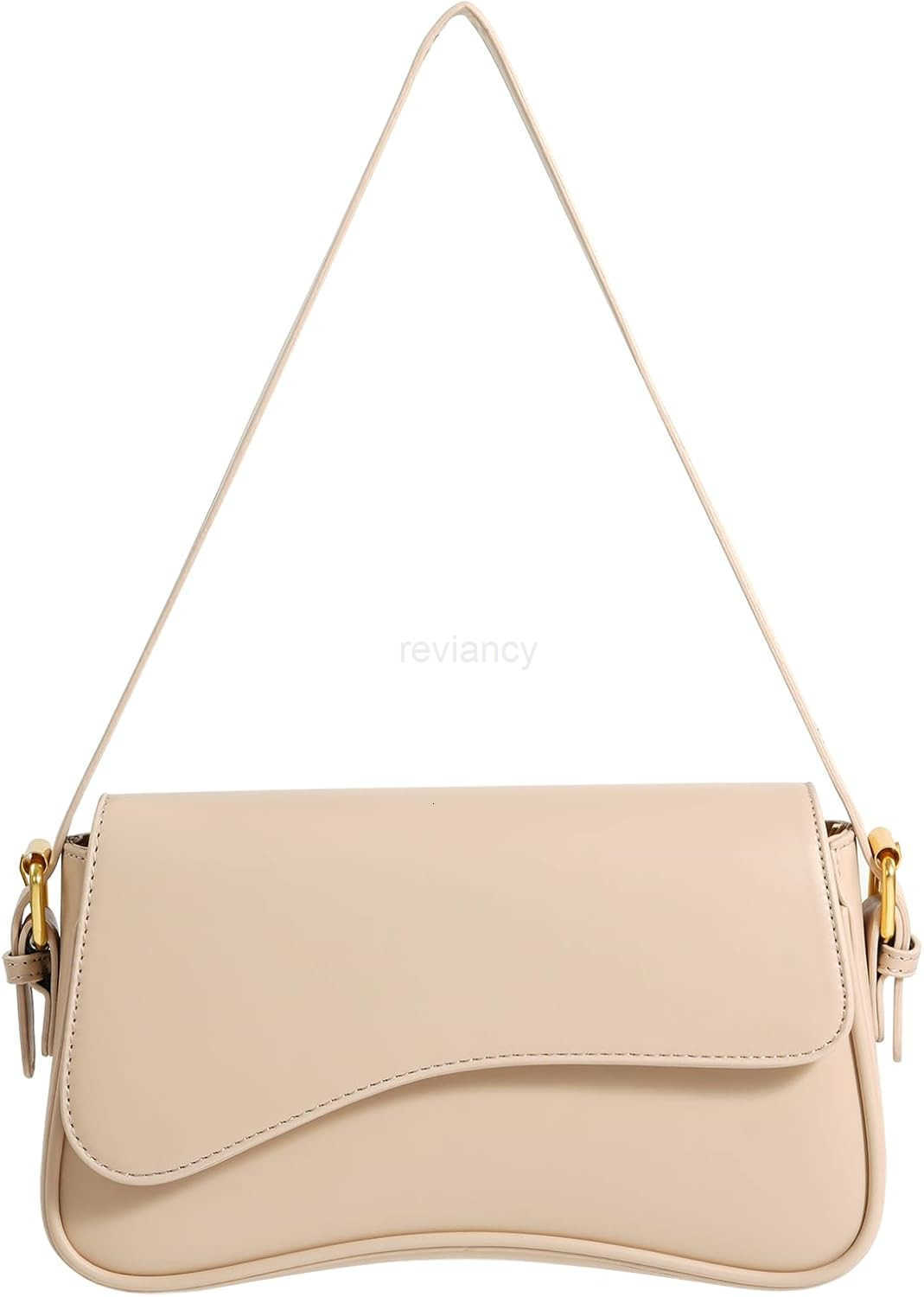 Shoulder Bag for Women Y2K Trendy Purse Vegan Leather Hobo Handbags Clutch Saddle Bag with 2 Removable StrapW250912