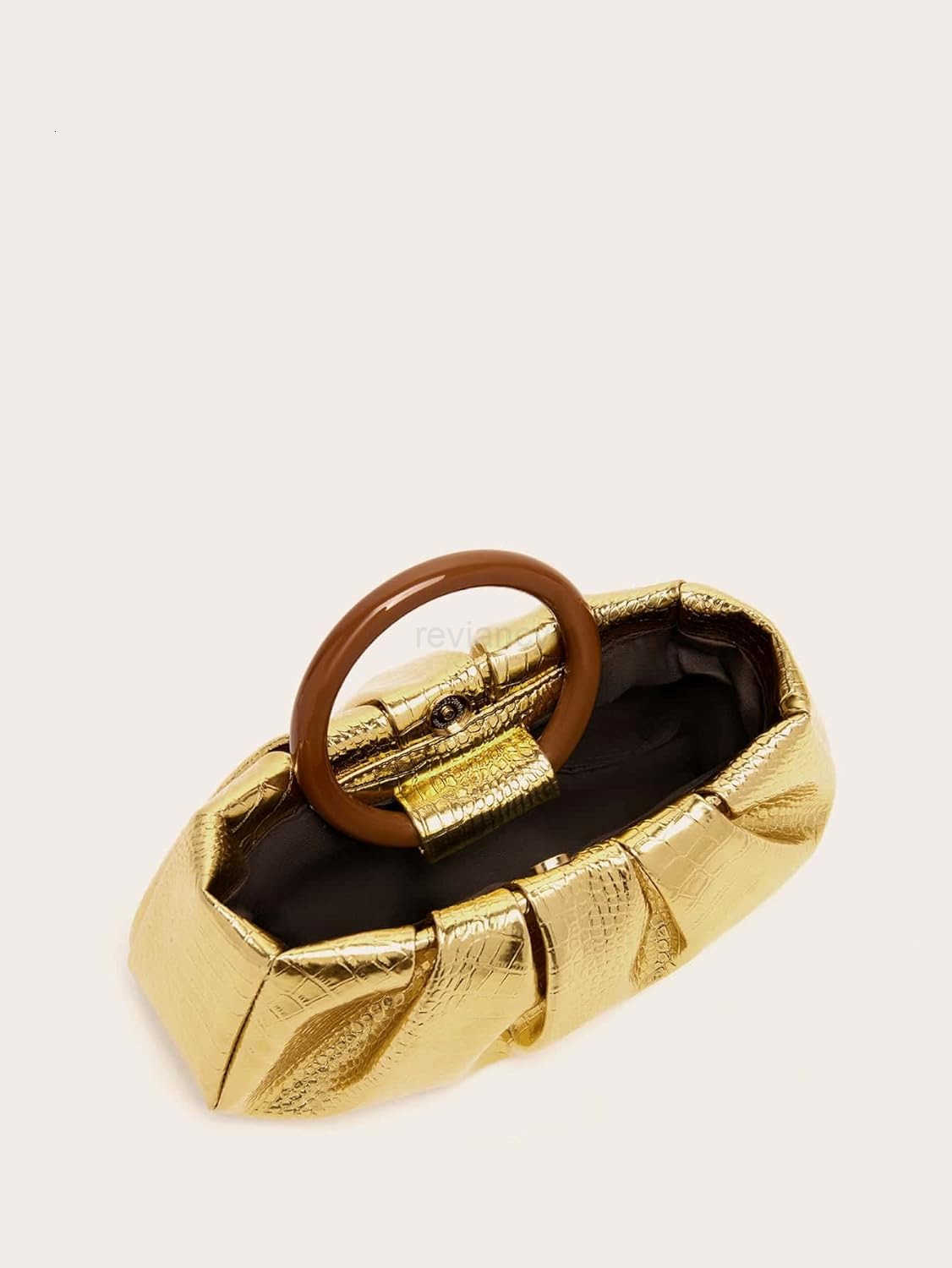 Womens Ruched Small Handbag Clutch Purse Dumpling Pouch BagW250913