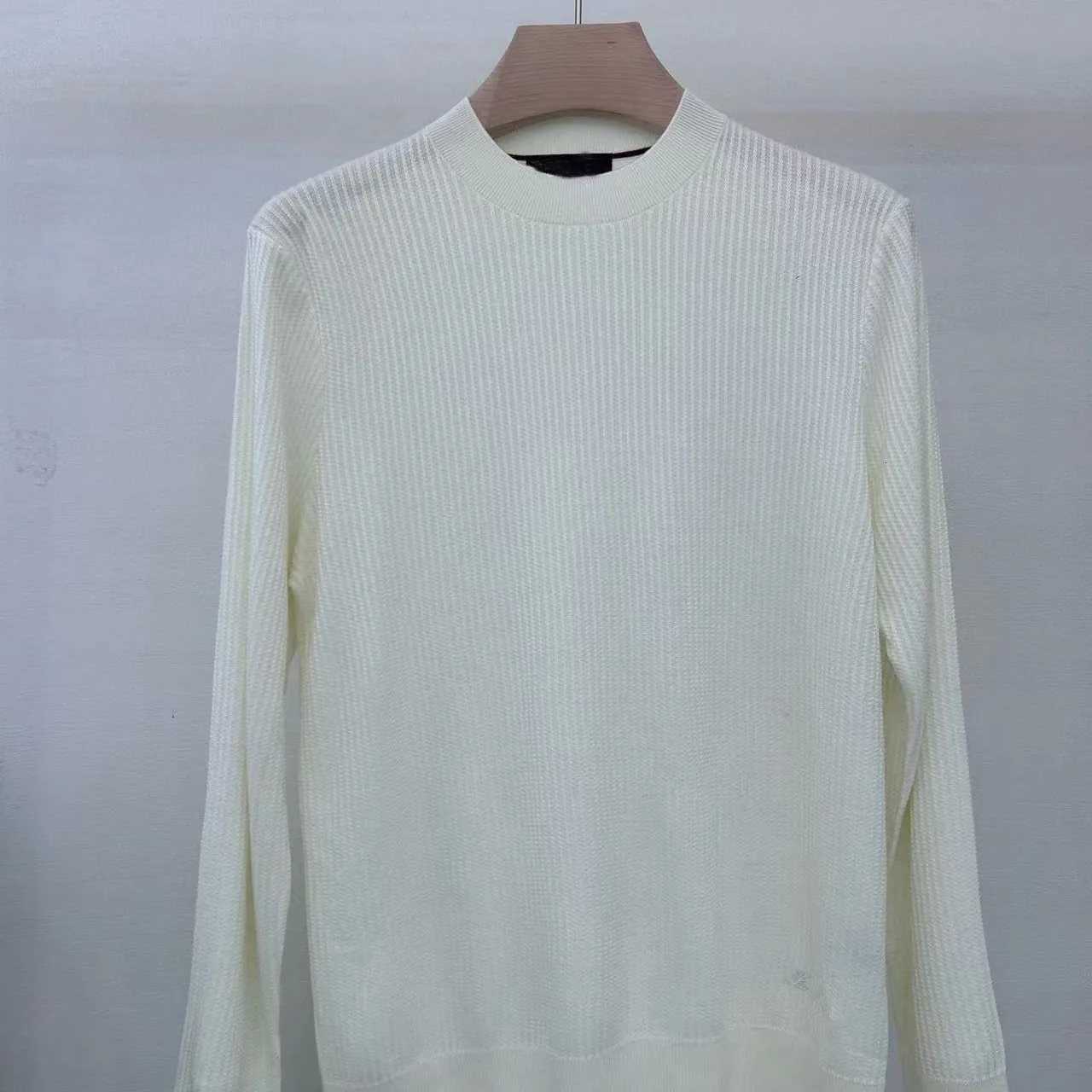 Italian LP autumn and winter new old money wind crew neck knitted sweater business casual mens simple longsleeved sweater W250905