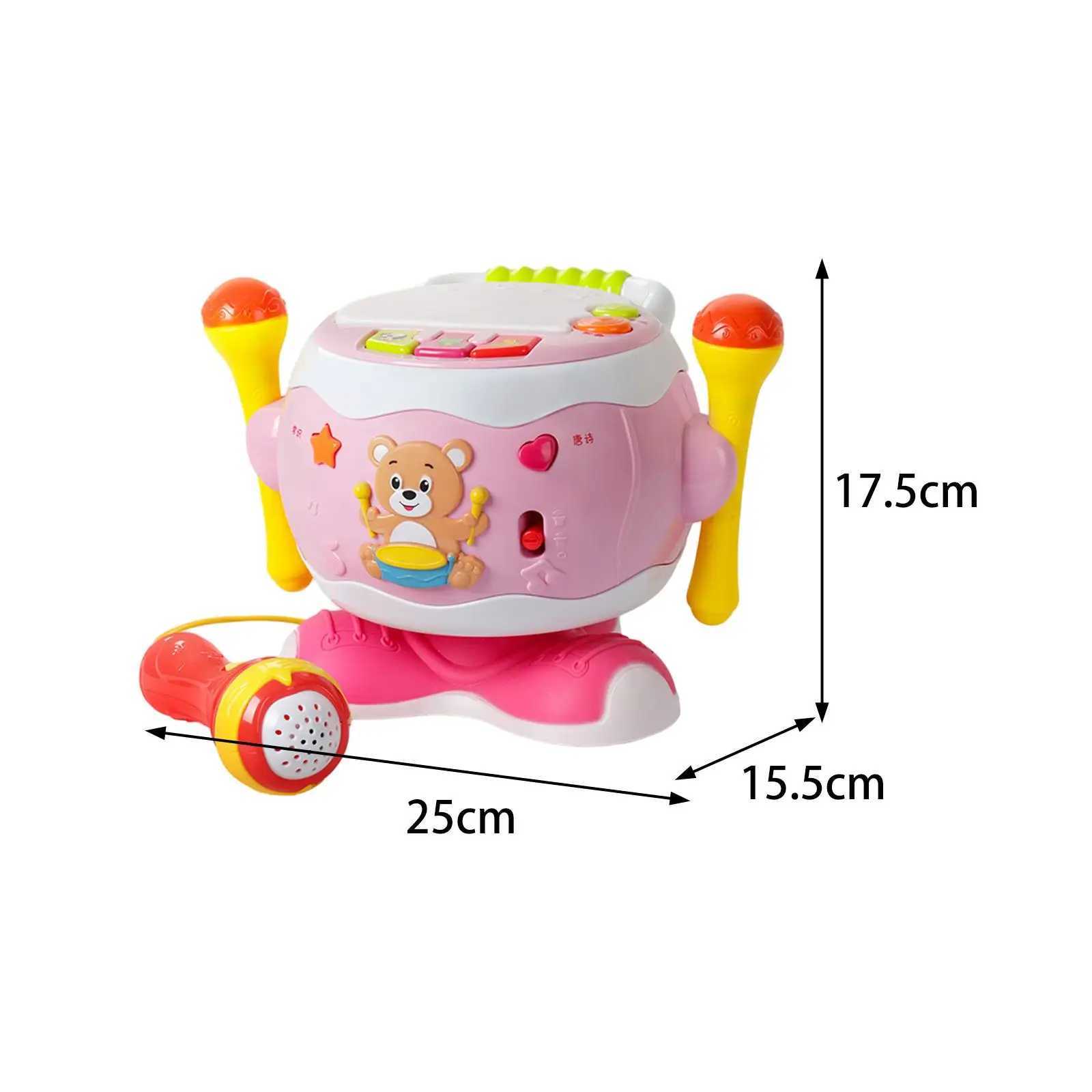 Baby Drum Childrens Hand Beat Drum for Kids 1 2 3 4 Year Old Children C250913