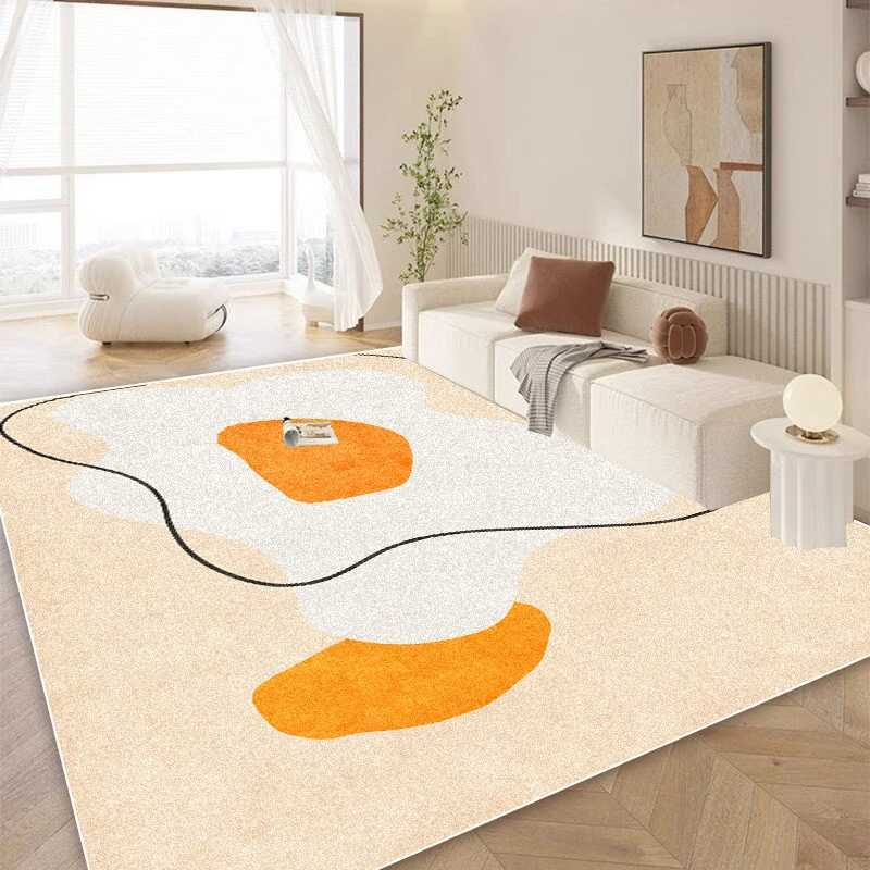 Modern Simple Style Living Room Decoration Line Carpet Fluffy Soft Rugs for Bedroom Abstract Design Home Floor Mat C250913