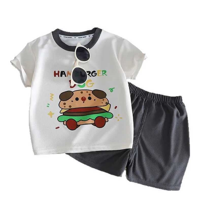 Kids Set Children Clothes Boys Girls Tshirt Shorts 2PCS Summer Short Sleeve Baby Children Clothing Suit Comfort C250913