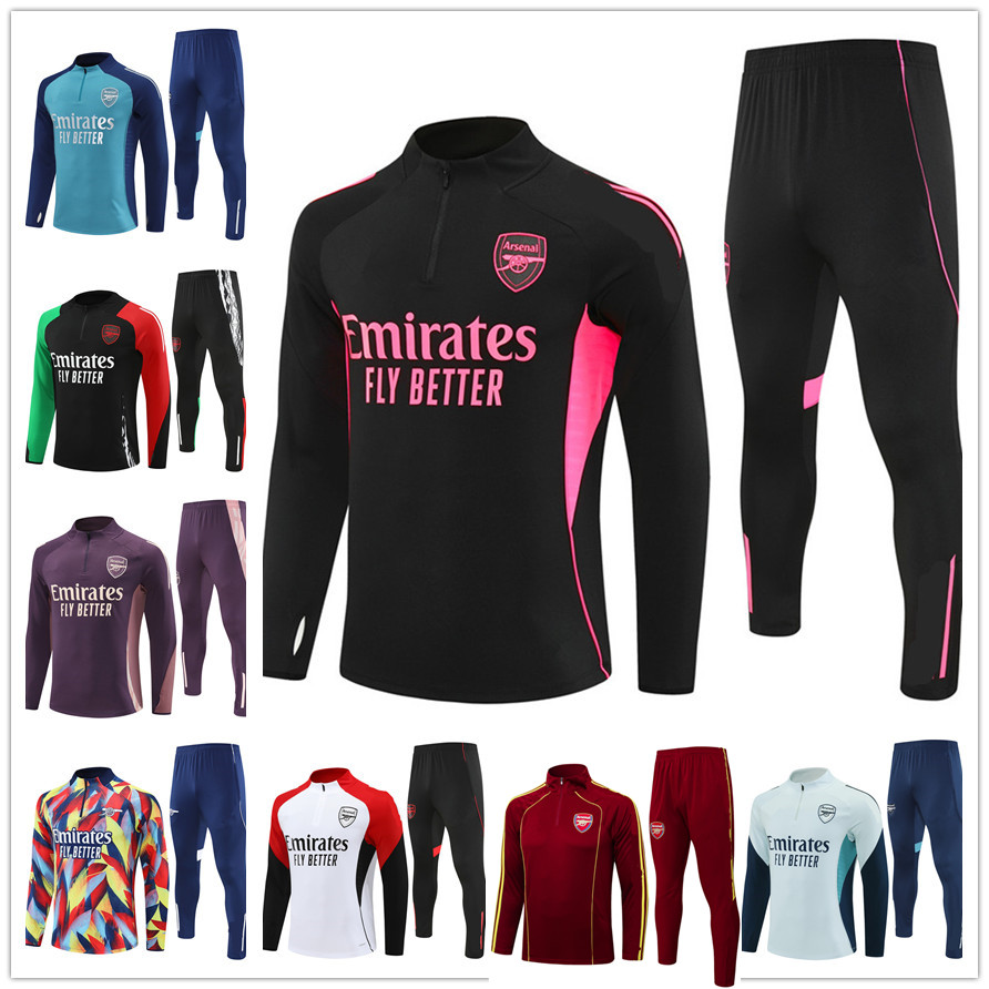 2025 PEPE SAKA Pink arsen tracksuit Football soccer jerseys 22 23 24 25 Gunners training suit ODEGAARD THOMAS TIERNEY SMITH ROWE Transport Men Kids sportswear kit