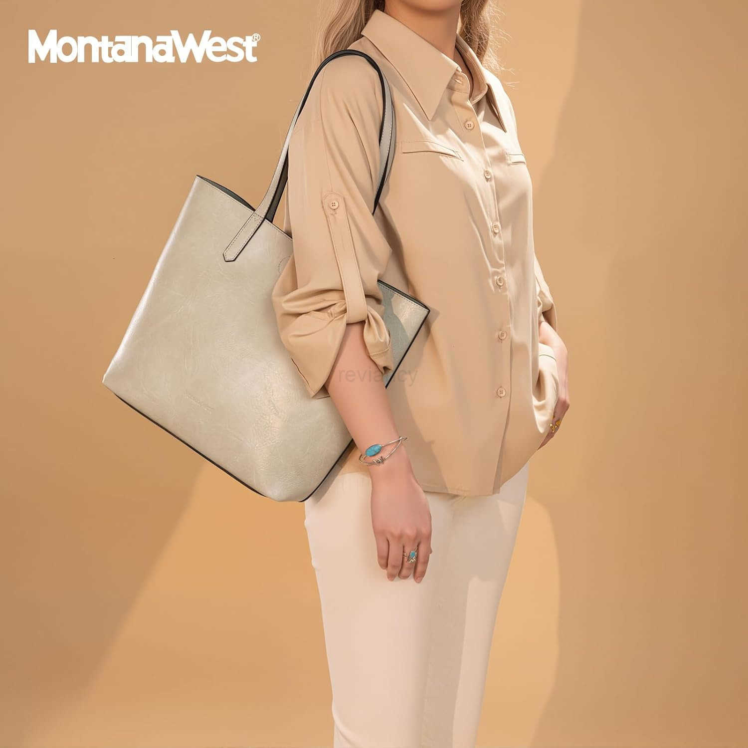 West Tote Bag for Women Top Handle Purses and Handbags Soft HoboW250913