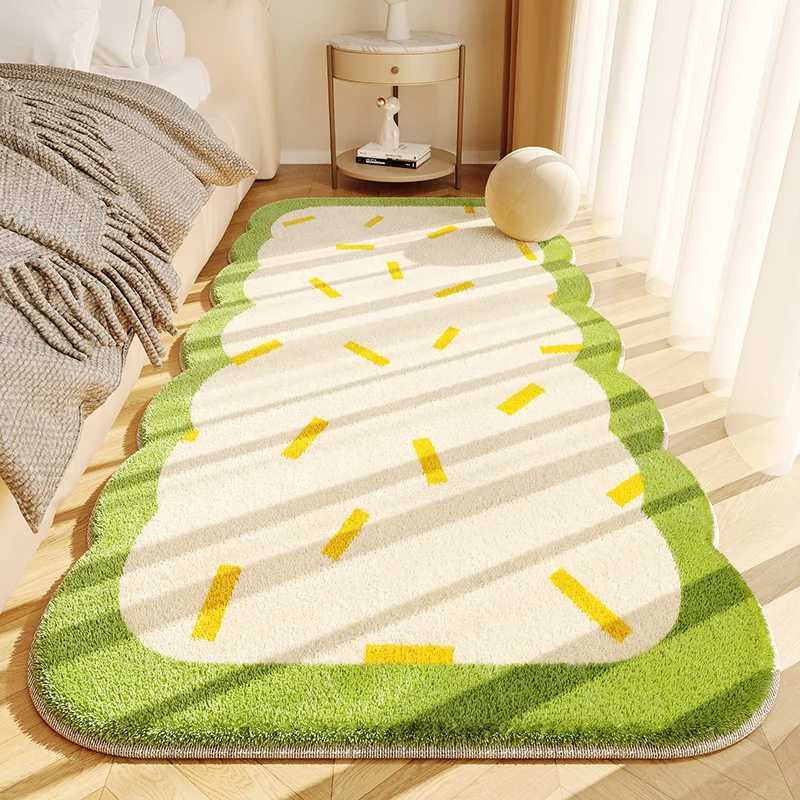 Girl imitates cashmere living room carpet alien princess bedroom bedside carpet dressing room bay window floor mat C250913