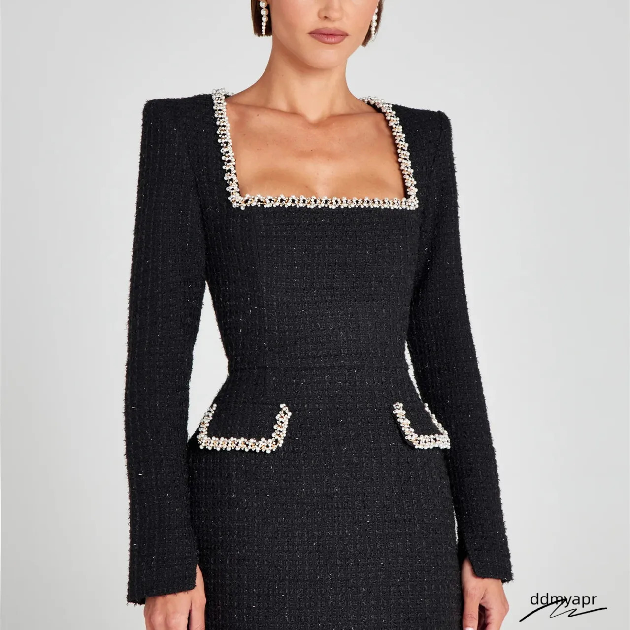 Free Shipping Designer Dress For Women Commuting In One Step Skirt Wrapped Buttocks And Slimming ddmyapr