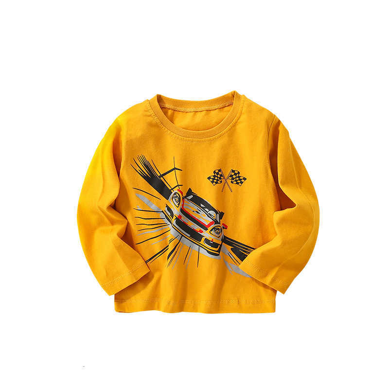 New Children's Clothing T-Shirt Autumn Winter Boys Long Sleeve Baby Boys Big Kids Casual Tops Pure Cotton Base Shirt