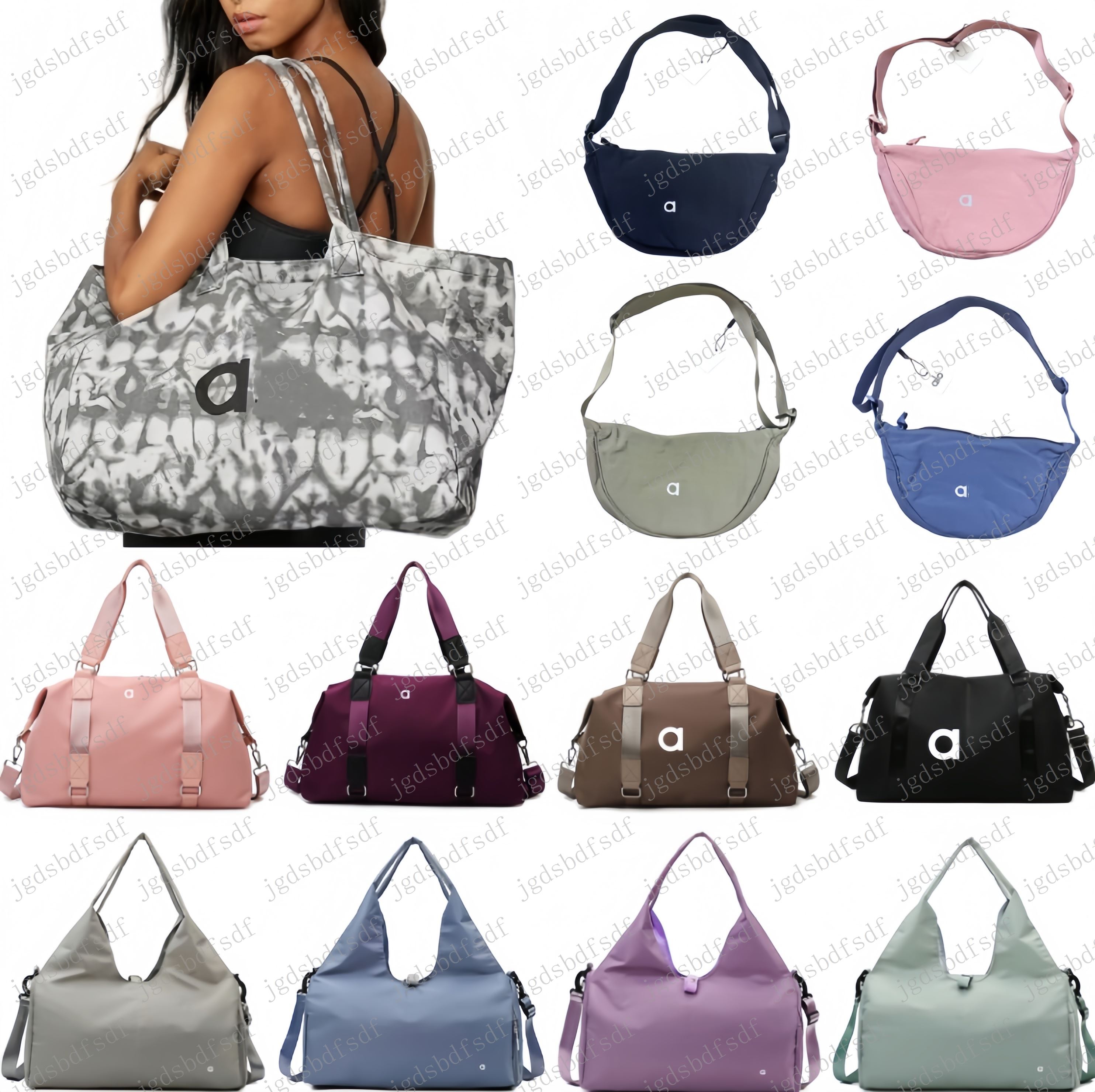 designer alobags Travel Duffel With Shoulder Strap Sports Gym Overnight Bag For Women Personalized Weekender yoga Bags