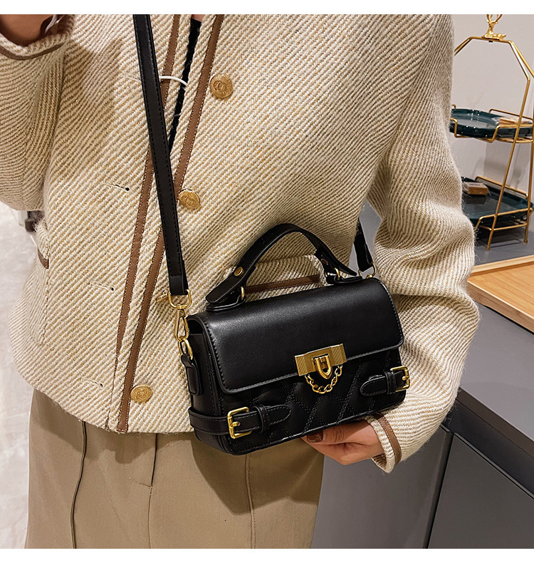 Free Shipping Designer Bag Quilted Handbag 2025 New Trend Retro Luxury Bag Versatile Small Square Bag For Women Winter High-end Versatile Crossbody Ba