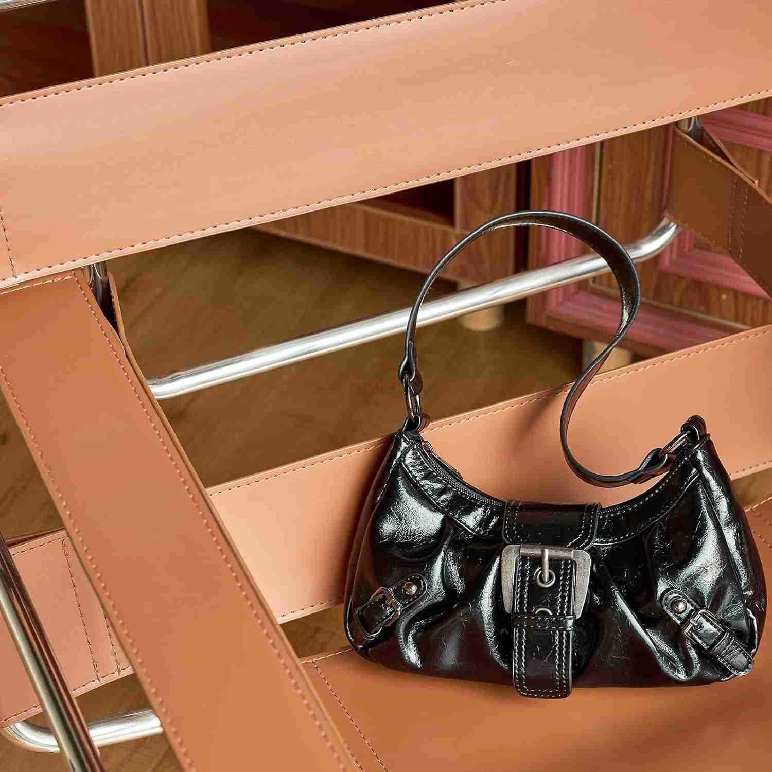 Shoulder Bag for Women Top Handle Handbag Purse Y2K Hobo Clutch Small Punk Purse TrendyW250913