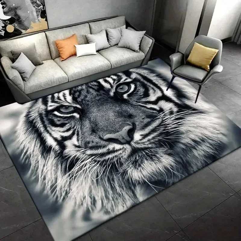 3D Printed Tiger Pattern NonSlip Carpet for Living Room Sofa Kitchen Entrance Hallway Balcony Large Area Rug Floor Mat C250913