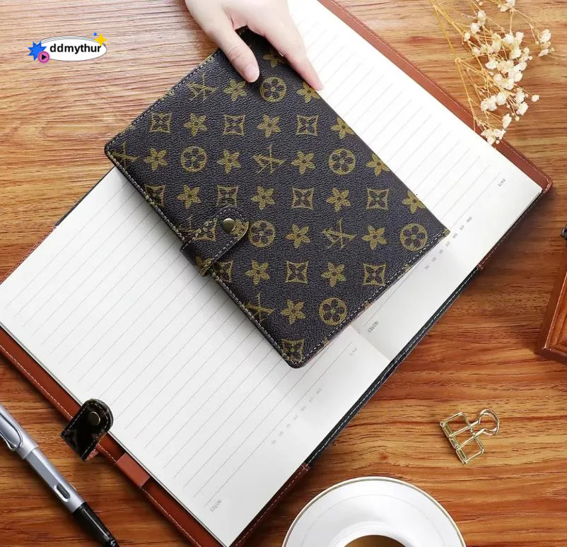 wholesale Diary Book A5 Fashion B5 Notebook Hard Surface Copy 25K Notepad Small Portable A6 Office With Buckle Business 250818 ddmythur