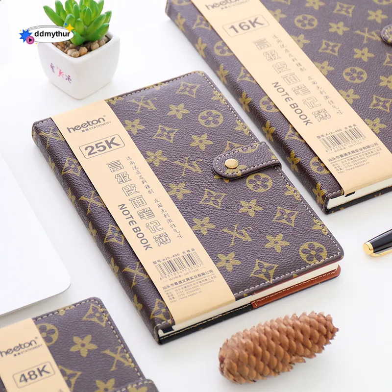 wholesale Diary Book A5 Fashion B5 Notebook Hard Surface Copy 25K Notepad Small Portable A6 Office With Buckle Business 250818 ddmythur