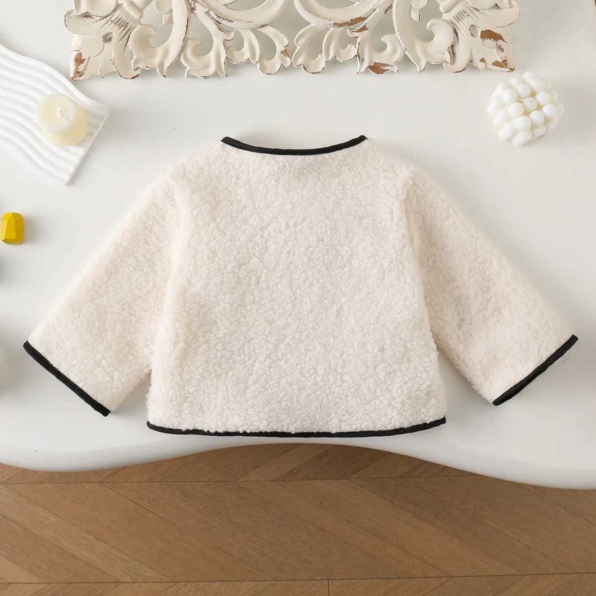 Childrens Clothing Sets Bow Lamb Wool Long Sleeve Fleece Pants 2pcs Sets Toddler Girl Clothes Kids Boutique Clothes C250913