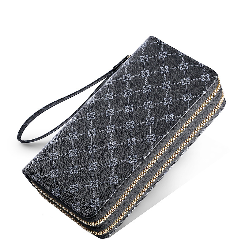 Luxury Wallet 2025 New Women's Long RFID Wallet Multi-Function Zipper Clutch with Card Holder Phone Pocket Coin Purse Organizer