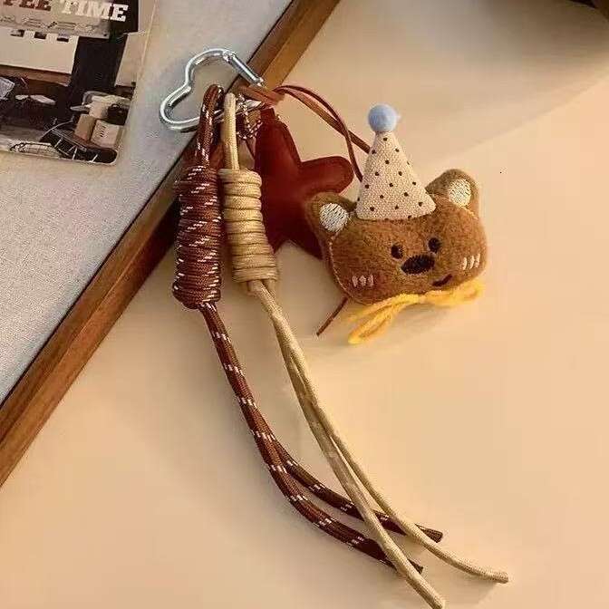 DH essentials 2025 Spring Childlike - Cartoony Plush Bear Ornaments