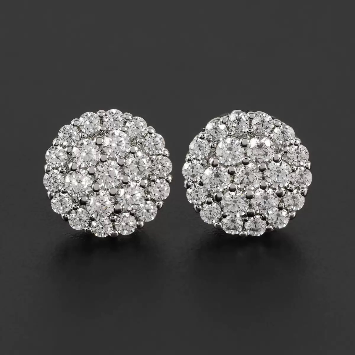 Luxurious 925 Silver Male Accessory Collection Choose from Premium Size Selection With Eye-Catching Iced-Out Flare