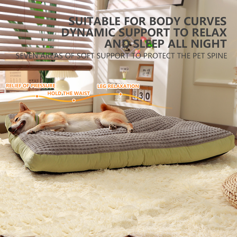 XL Large Dog Bed & Mat: Multi-size customizable and removable-washable. it is suitable for both dogs and cats, also usable as a cat bed and pet sleepi