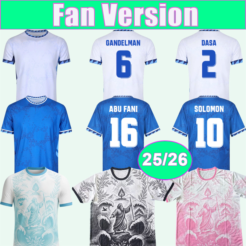 25 26 Israel Mens Soccer Jerseys SHLOMO DASA GANDELMAN PERETZ HAZIZA GLAZER Home Away Special editions Football Shirts Adult Uniforms