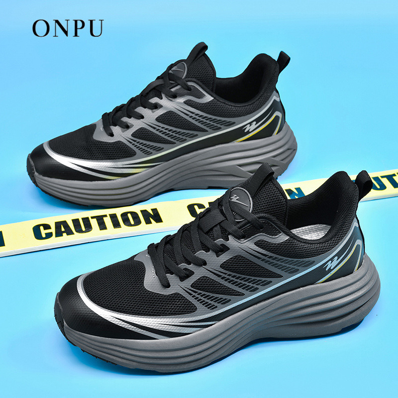 ONPU Designer Autumn Men's Breathable Mesh Fashion Sports Casual Lightweight Pair Running Soft-soled Luxury Shock-absorbing Shoes