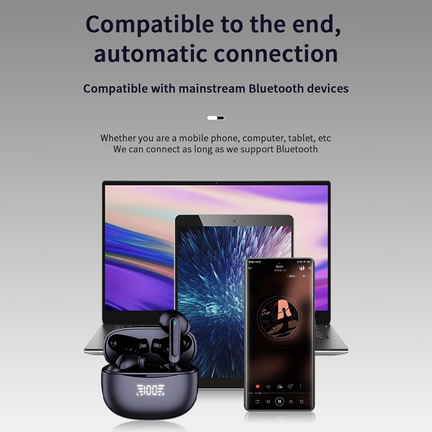 Wireless In-Ear AI Translator Headphones with Real-Time 144 Languages Translation, Bluetooth Earbuds for Overseas Travel, Learning, and Work
