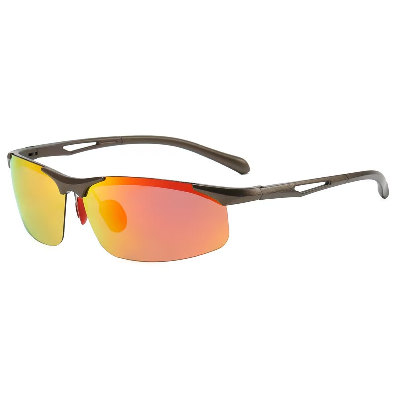 Spring Leg Polarized Men's Sunglasses Outdoor Sports Cycling Glasses Fishing Special Glasses Classic Half Frame Sunglasses
