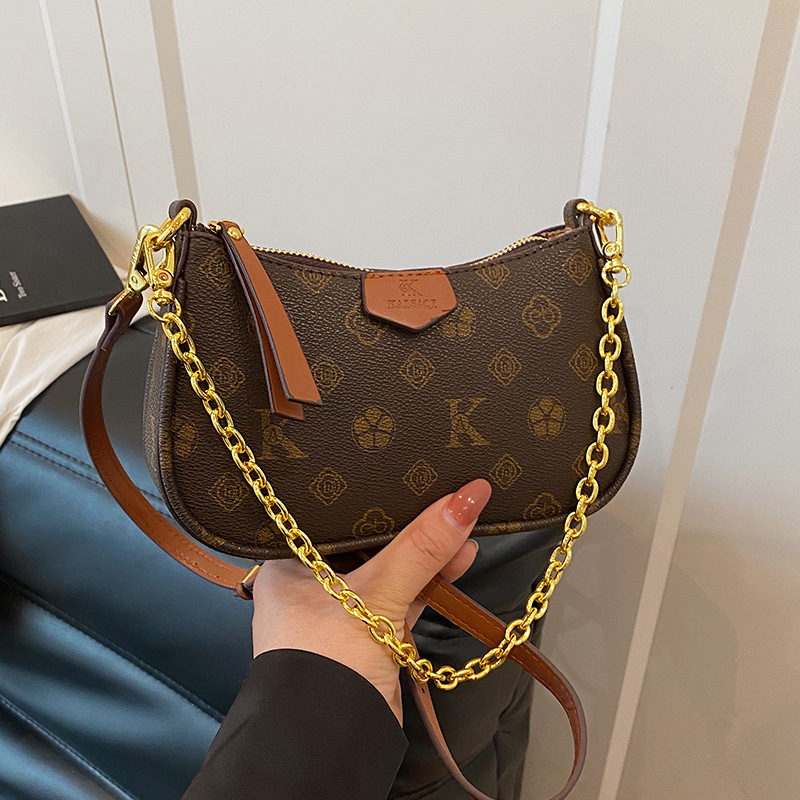 Designer new bag female new vintage chain small square bag letter shoulder bag diagonal span female bag
