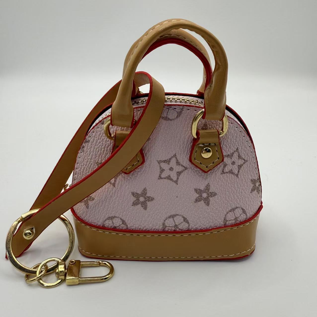 Designer Bags Floral Mini Shell Bag, Fashionable Earphone bag, Cute Shell Bag, Pendant, Fashionable car key bag, handbag, Free shipping