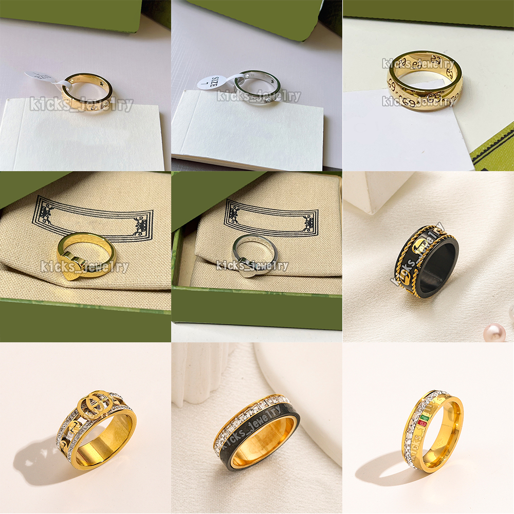 Fashion classic ring designer ring classical ring letter ring bee ring sunflower ring hollow ring holiday gift