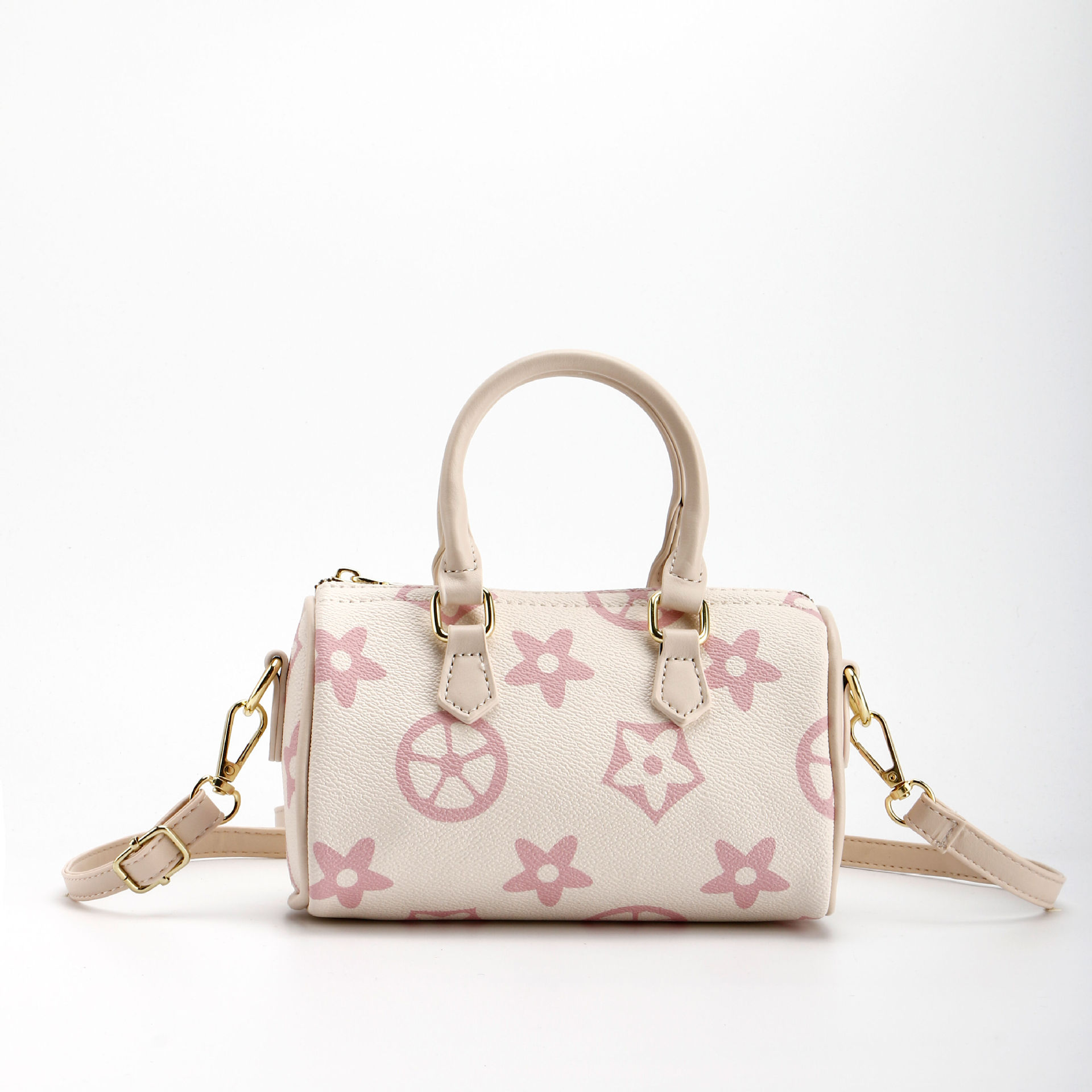 Designer Bags 2025 New Monogram Handbag, Women's fashion print, single-shoulder crossbody small bag, versatile retro Boston pillow bag, Free ship