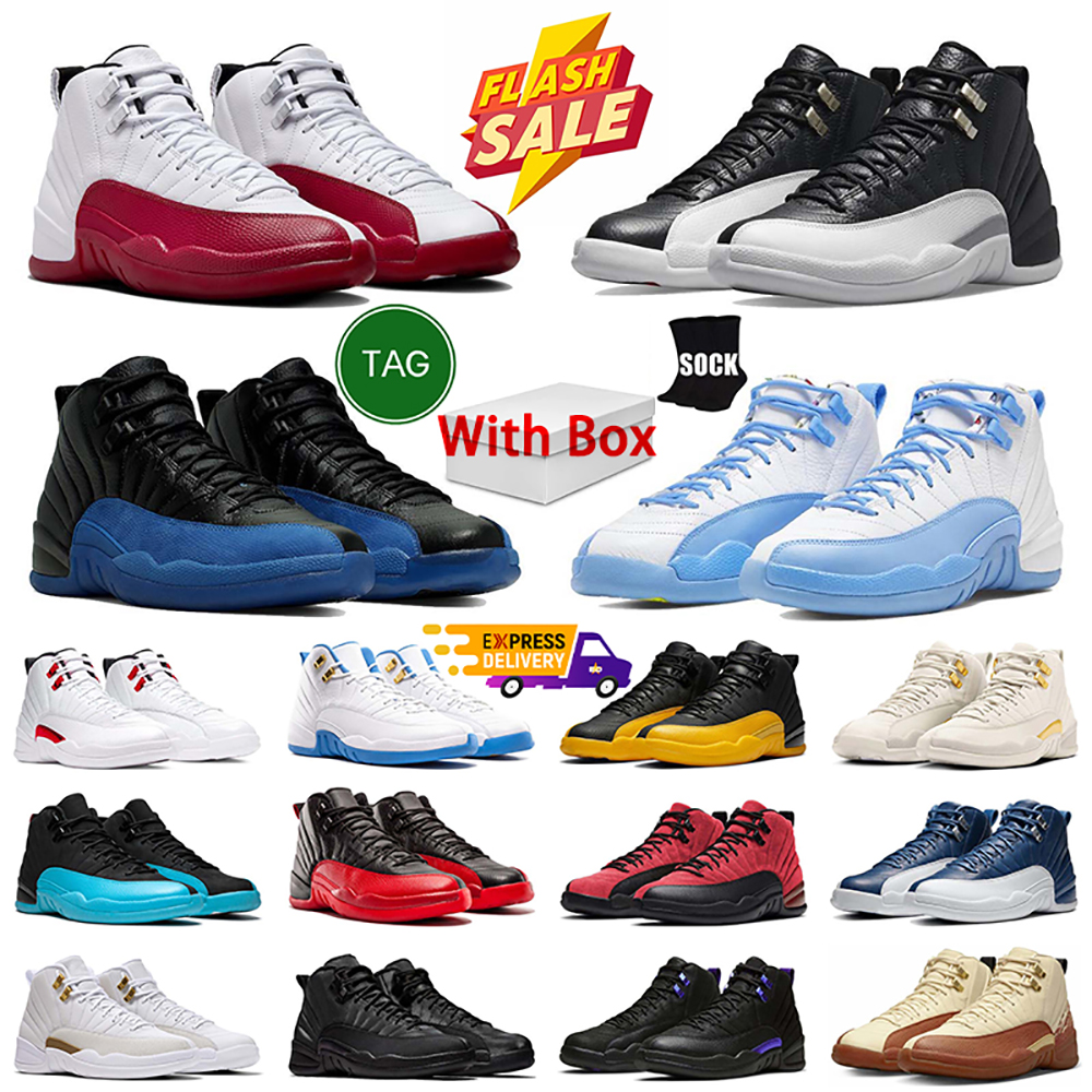 Top Mens Basketball Shoes High 12 12s Twist Black Taxi Utility The Master Hyper Royal Flint Chicago University Gold Men Women Sports Sneakers Trainers