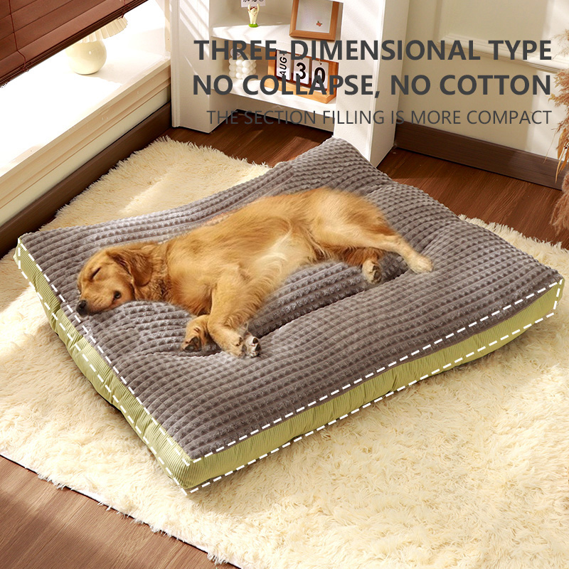 XL Large Dog Bed & Mat: Multi-size customizable and removable-washable. it is suitable for both dogs and cats, also usable as a cat bed and pet sleepi