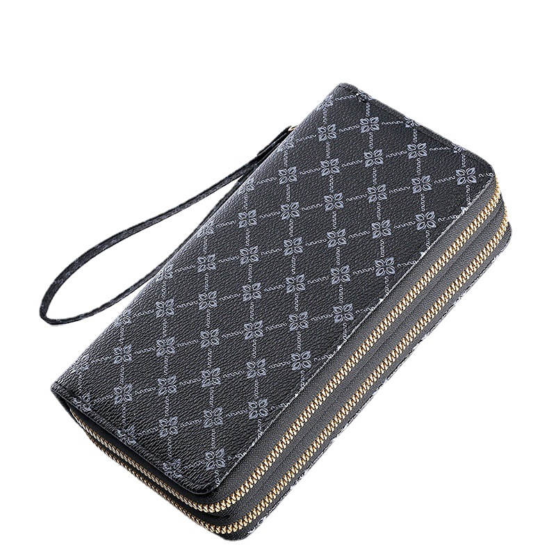 Luxury Wallet 2025 New Women's Long RFID Wallet Multi-Function Zipper Clutch with Card Holder Phone Pocket Coin Purse Organizer